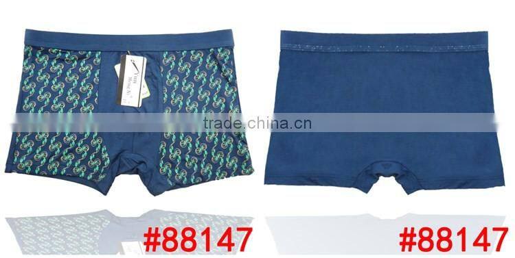 High quality fashion leaves men boyshort sexy factory price wholesale men boxer briefs