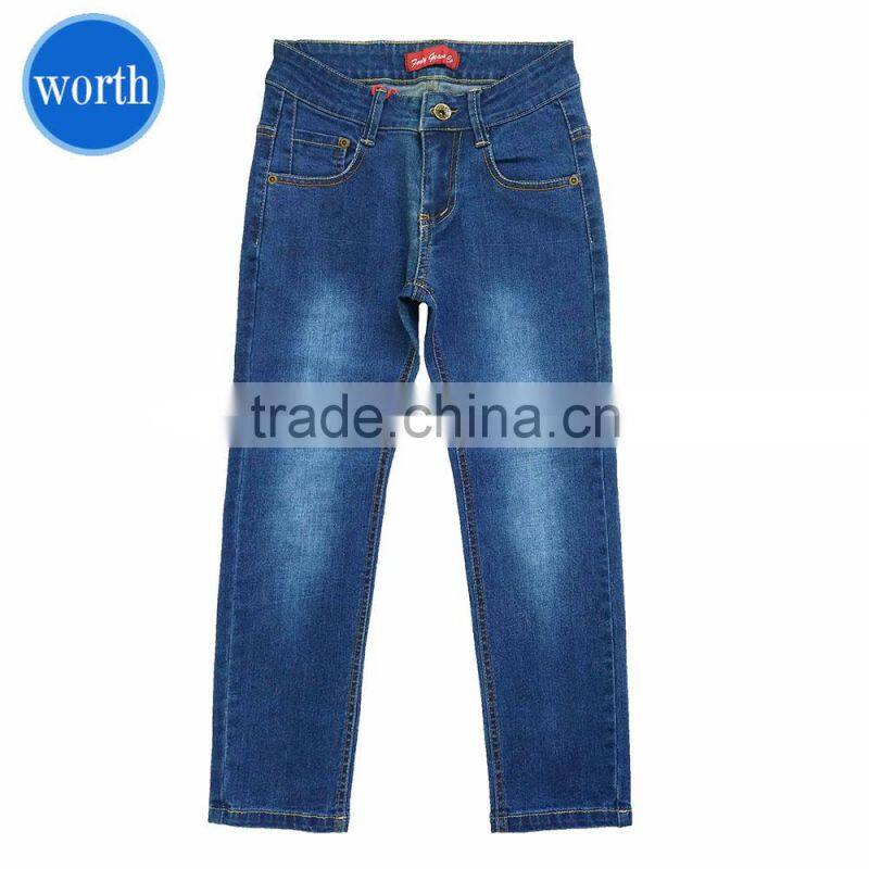 Boy Jeans Pant Denim Kids Trousers New Pattern for Customers