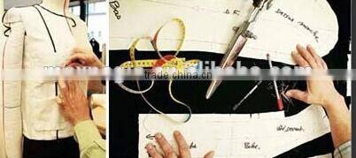 Half sleeve fashion ladies long wool coat design /women winter coat