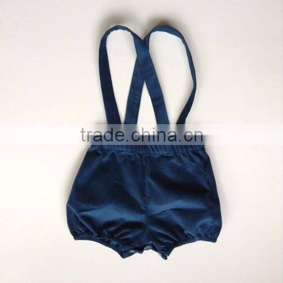 Fashion Baby boy bloomers with straps toddler kids suspender shorts bloomer