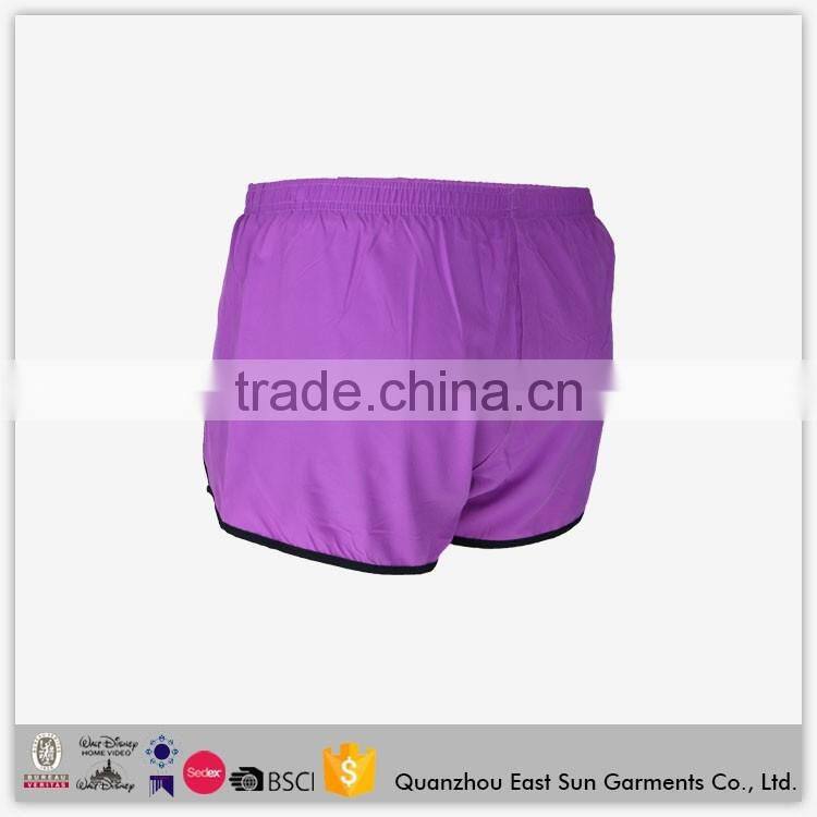 Top Quality Latest Design Hot Sexy Women's Fitness Apparel Colorful Running Sport Shorts With Double Layer Yoga Pants