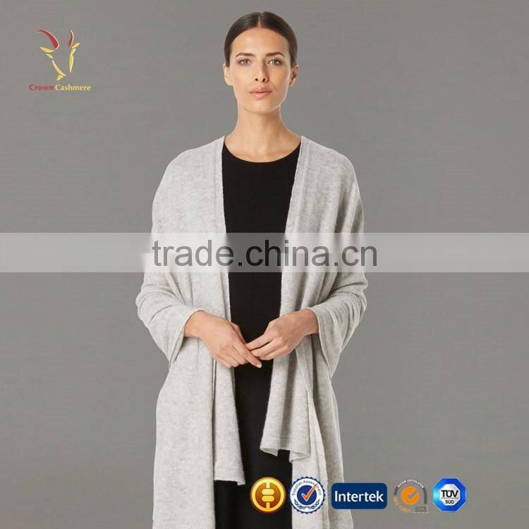 Women New Style Fashion White Plain Scarf Pashmina Shawl Cashmere
