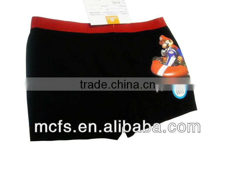 Best quality and fashion design seamless prevalent boy boxer