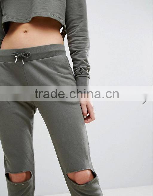 Sports pants female spring and autumn small feet Korean version pants Harlan pencil pants were thin casual long sweatpants