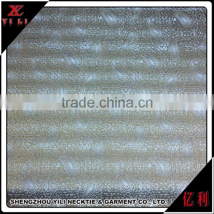 Eco-friendly polyester tie jacquard western textile fabric