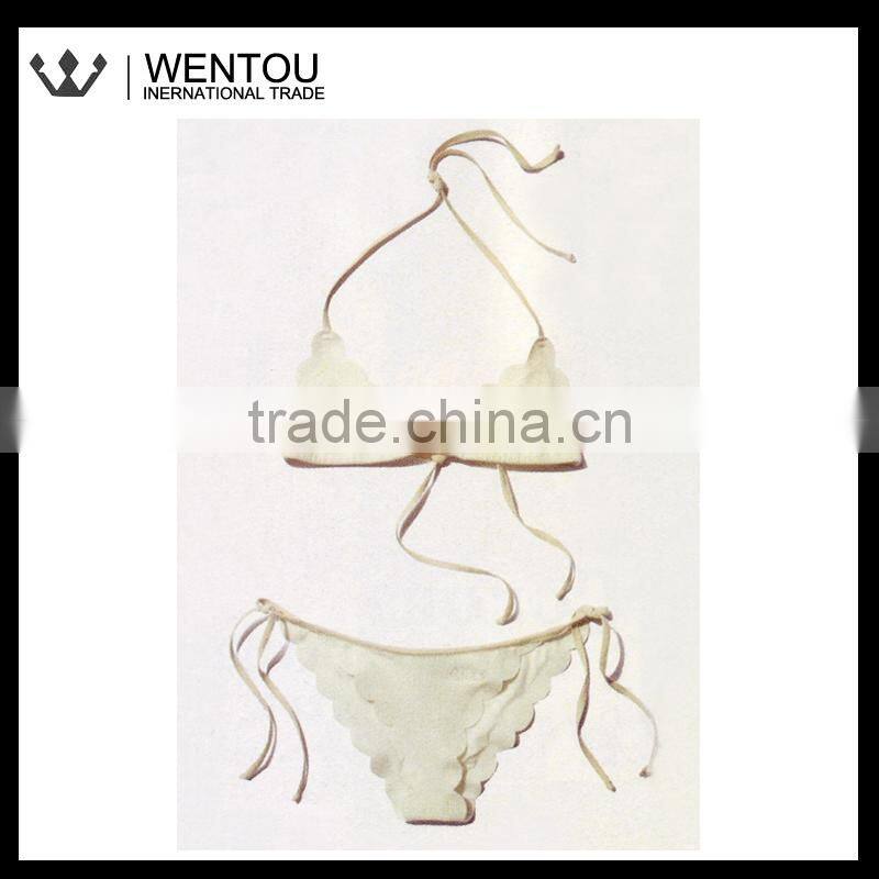New Arrival Scalloped Women Swimwear