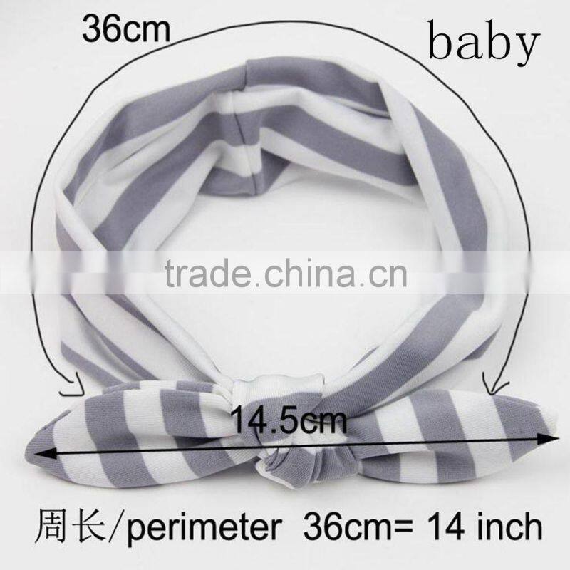 Wholesale Top Baby Knotted Hair Headband Cotton Headbands