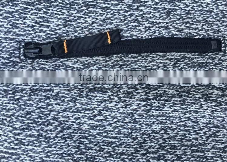 Bodkin and fleece bonded cheap hooded sweatshirts melange gray mens knitted jacket