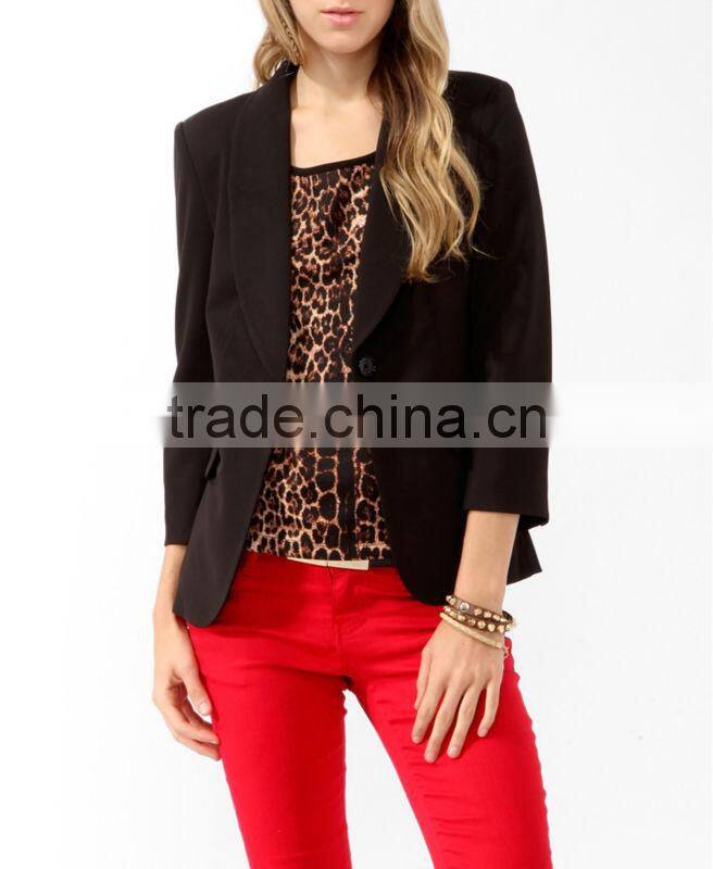 Women's Classic Shawl Collar Blazer