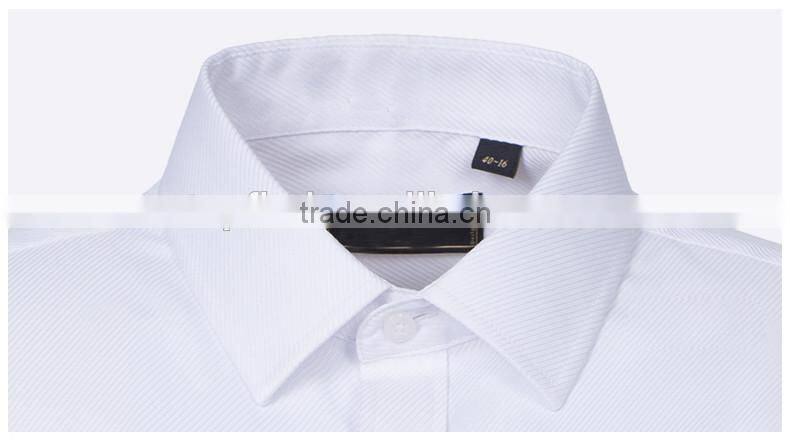 Classic italian bamboo solid color business formal men's shirt with good offer