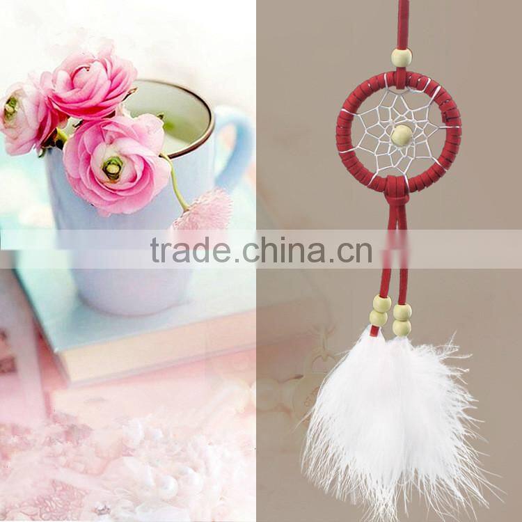 Mini dream catcher handmade ornament for car or house decoration creative artware
