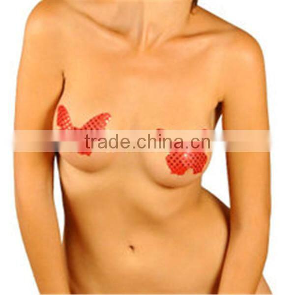 Women's Adhesive Bra Nipple Covers Stickers Body Breasts Stickers Disposable Milk Paste Chest Paste Bra