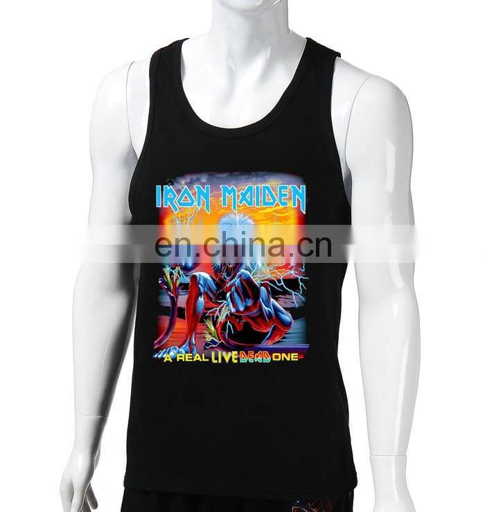 Iron Maiden cotton tank tops, boys sleeveless tank tops