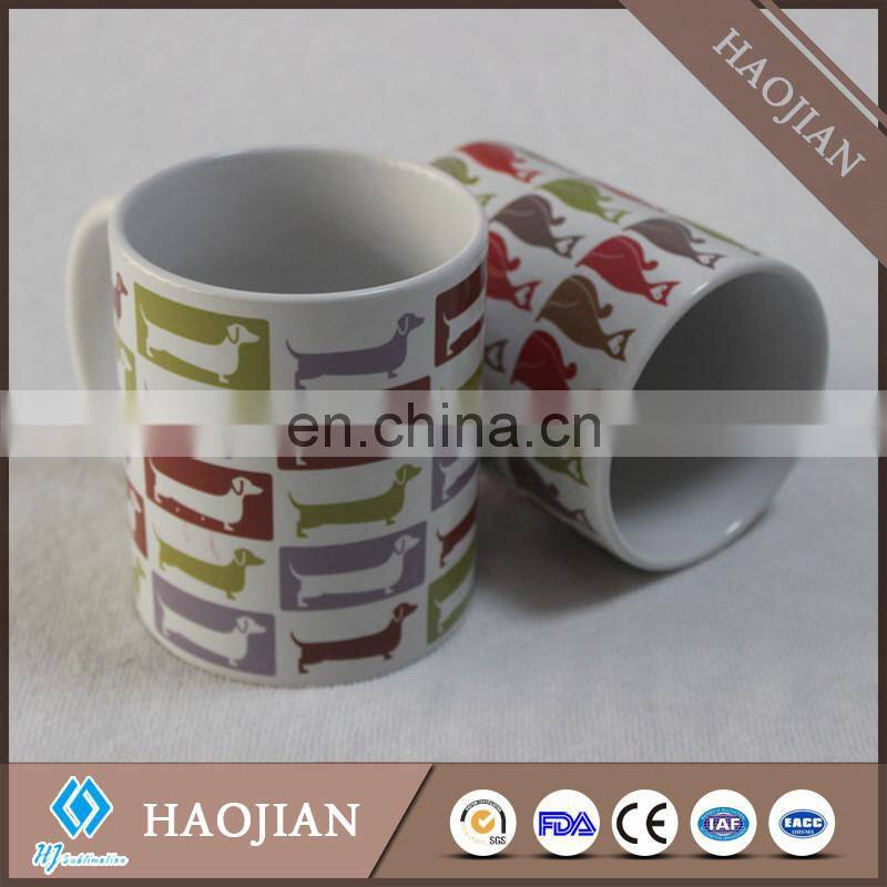 china best selling 11oz blank ceramic stoneware coffee mug with coating for sublimation, top quality