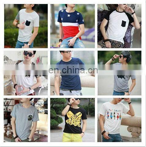Peijiaxin Latest Design Casual Style Plain Mens Suit Printed Custom Fabric Tshirt