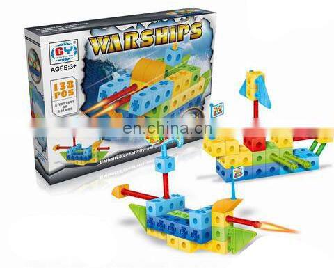 2014 educational toys plastic fighter building block