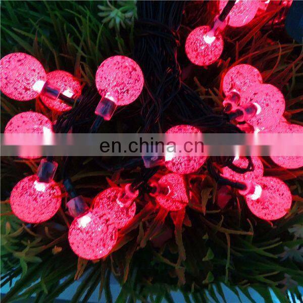Christmas LED String Lights Solar Illumination 30 White Lights