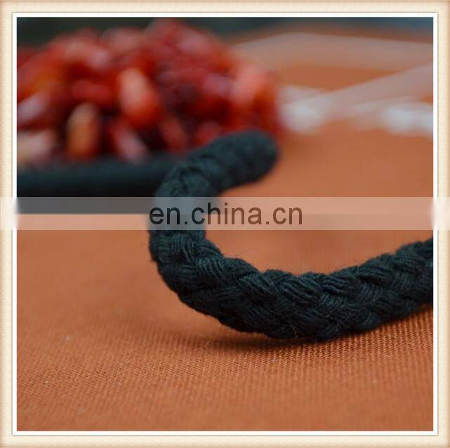 practical slim soft braided cotton rope for clothes made in China