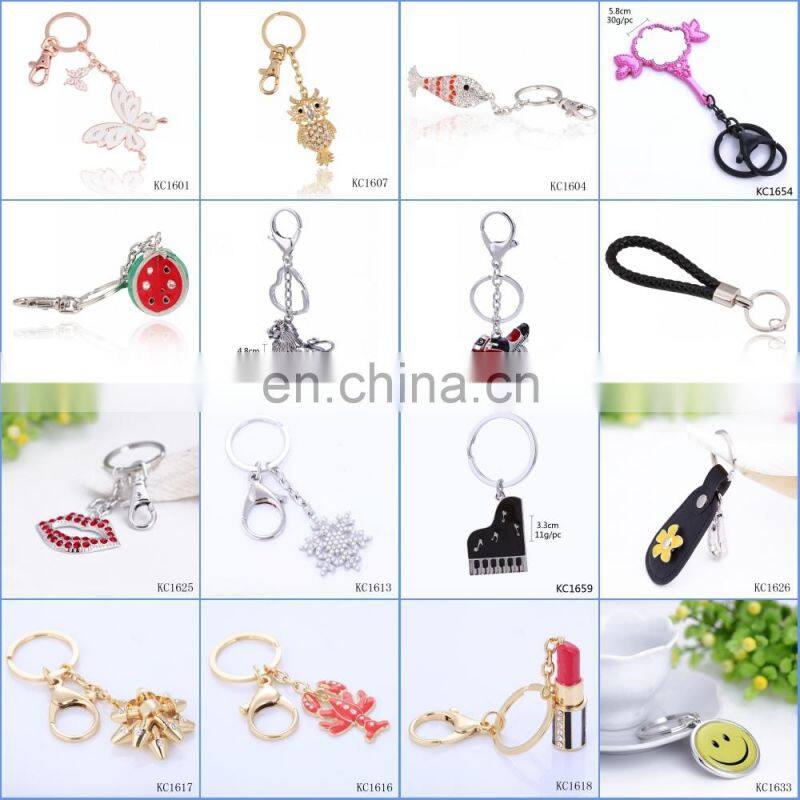 Best Selling Wholesale Custom Sea Life Jewelry Pink Fake Suede Tassel Keychain