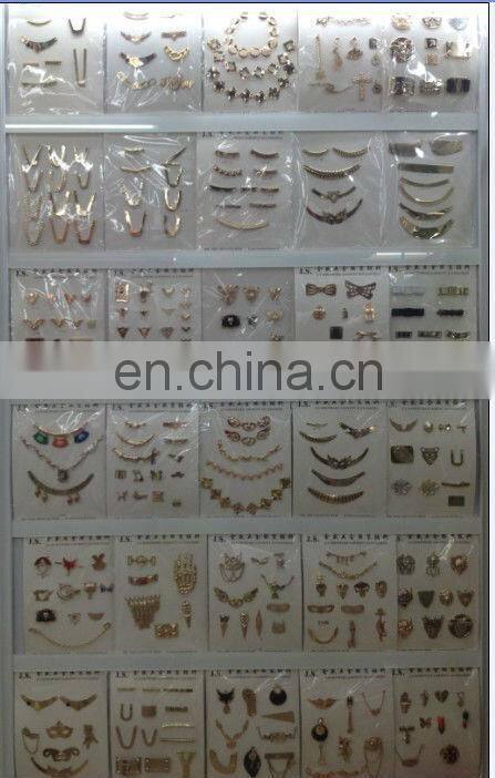 hot sell pearl fashion ,metal garment accessories sew on clothing bags or shoes