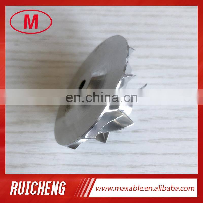 GT15-25  451584-0010 36.08/52.19mm 6+6 blades  turbo billet/milling/aluminum 2618 compressor wheel for 727265/727264