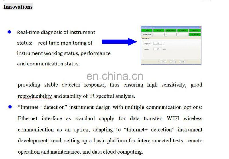 Fourier Transform Infrared Spectroscopy Infralum Ft08 Spectrometer Spectrophotometer Price di prezz FTIR