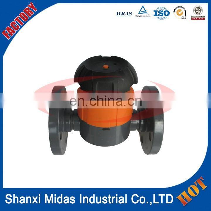 12" Flanged PVC Diaphragm Valve For Water Supply