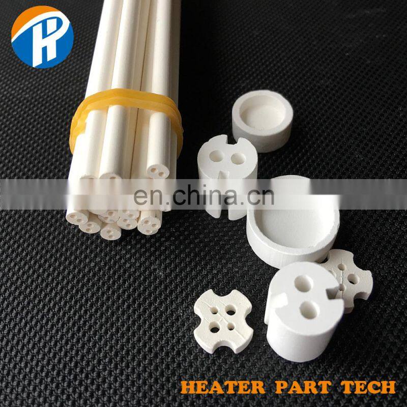 High Quality 2hole 4 hole MgO Tubes used for Cartridge Heater Insulator