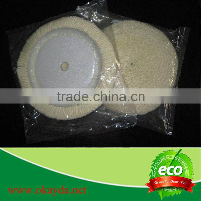 Car wool buffing pad