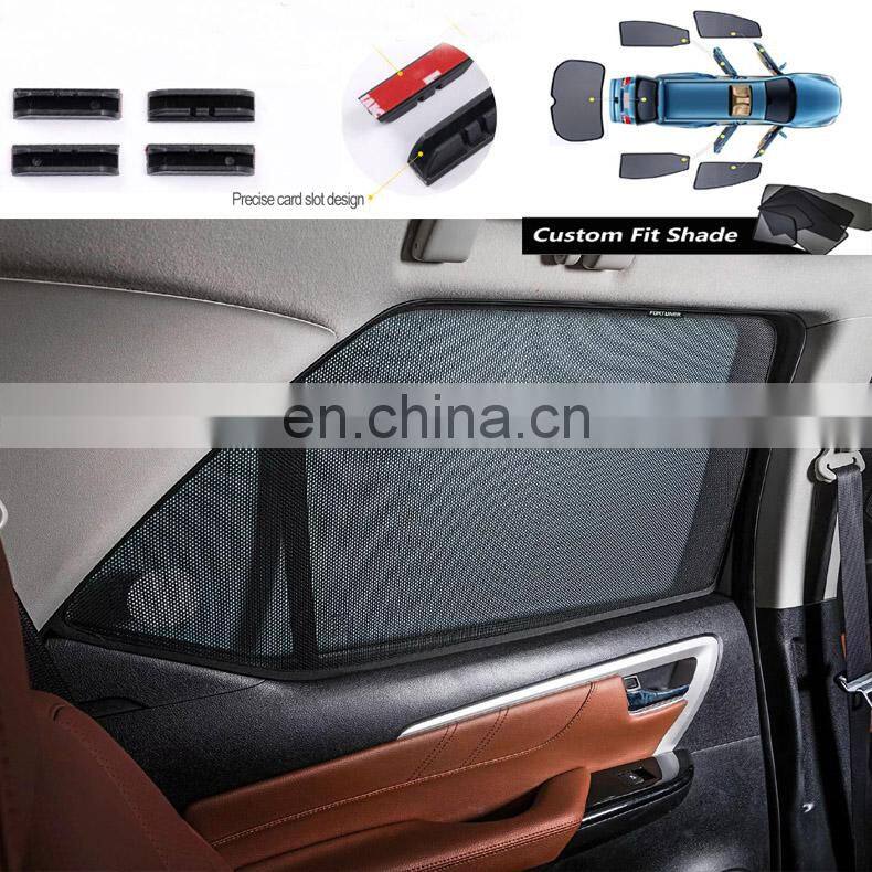 Luxury Magnetic Car Sunshade Car Side Window Shade Customized Car Curtains for CIVIC HONDA