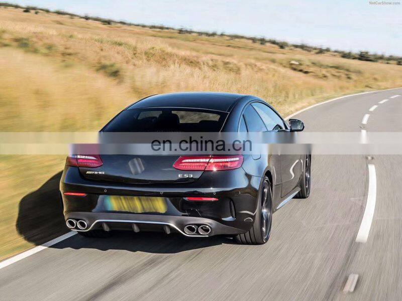 For Benz E-Class Courpe Rear Lip and Tail Lip change Benz E-Class Courpe E53 AMG Style high guality Rear Lip and Tai