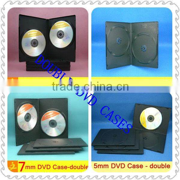 black double 9mm short dvd cases/ pp cd case
