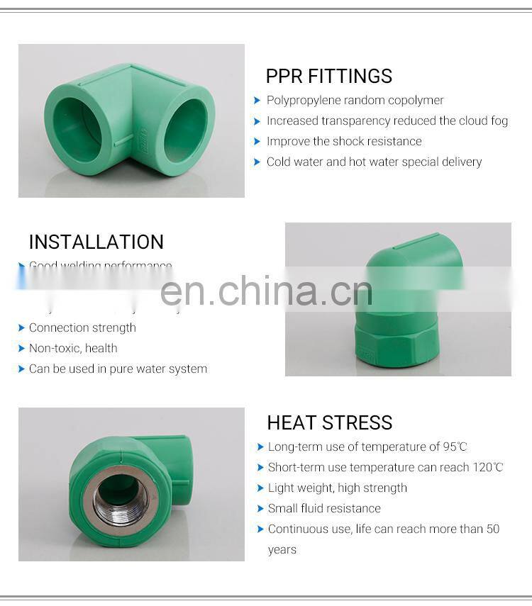 dn40 ppr fitting adaptor flange adapter pipe fittings