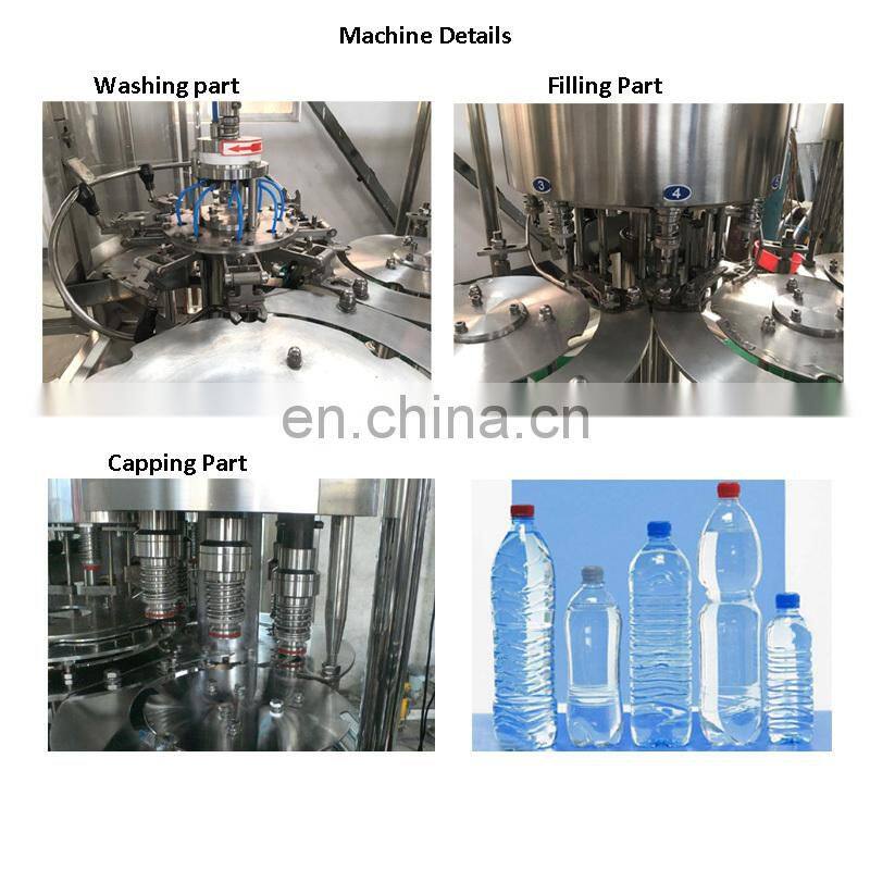 Water Plastic Cups Filling Machine Mineral Plastic Bottle Water Filling Machine