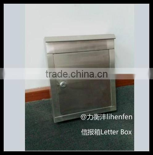 Wall mounted Stainless Steel Outdoor Letter Boxes