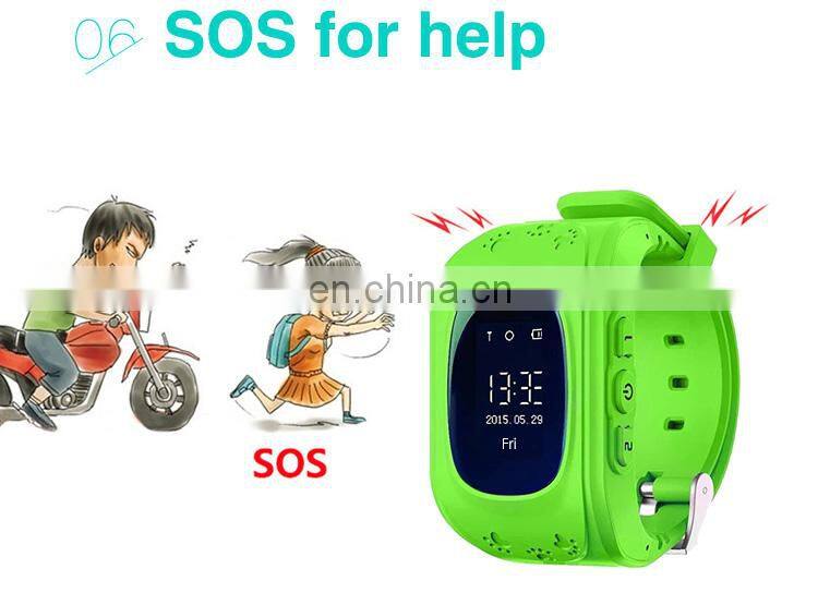 Reloj talking tracker smart wach touch smartwatch Q50 GPS kids LCD eled safety for kids with sim walkie talkies talkie
