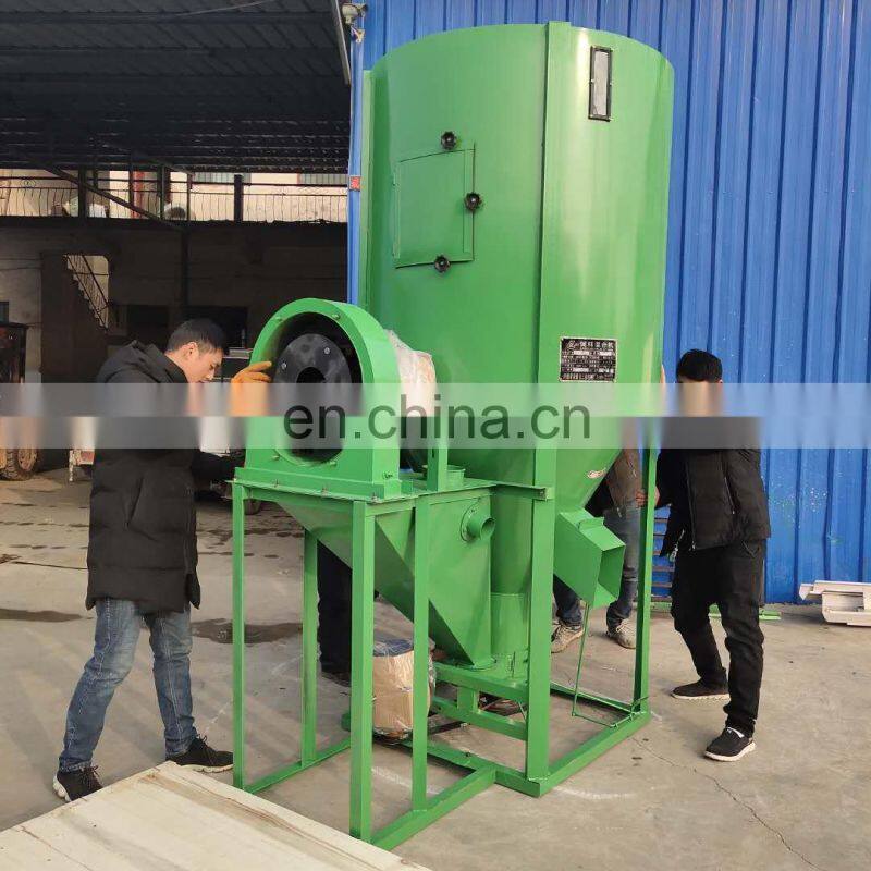 animal feed crushing and mixing machine