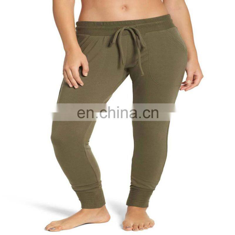 OEM High Quality High Fashion Colorful Skinny Pencil Pants Ladies Fashion Warm Winter Sweatpants for women