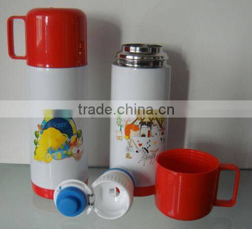 350ml steel thermo bottle with cup BL-1048