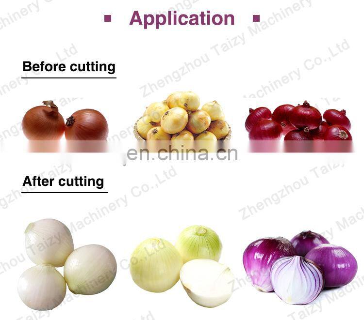 Onion Cutter Onion Processing Plants Onion Root Cutting Machine