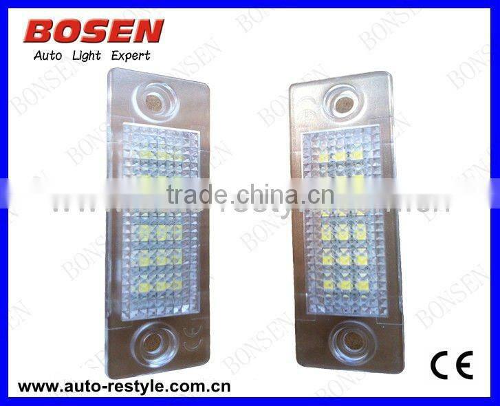 Touran LED number plate light/led license plate lamp