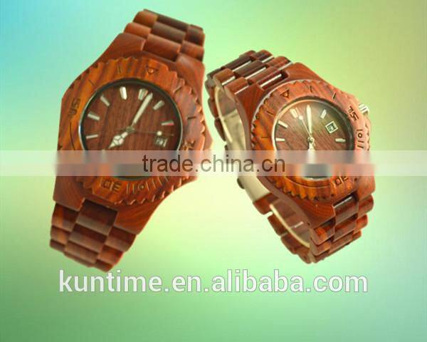 2015 mens watches Import Sandalwood reloj de madera