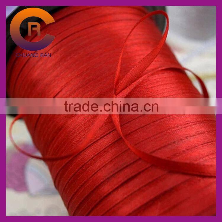 Pink custom made cheap black emboss printed ribbons