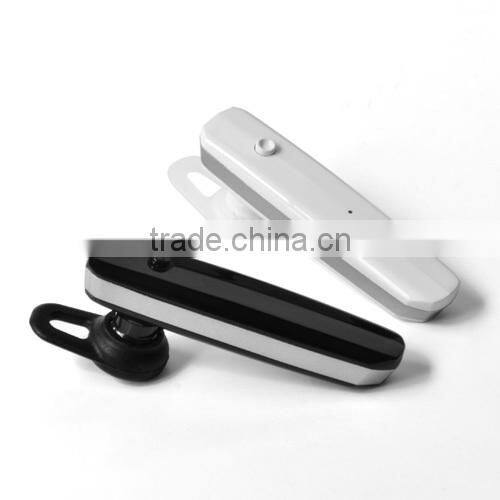White stereo bluetooth headset withcapacty show- G29