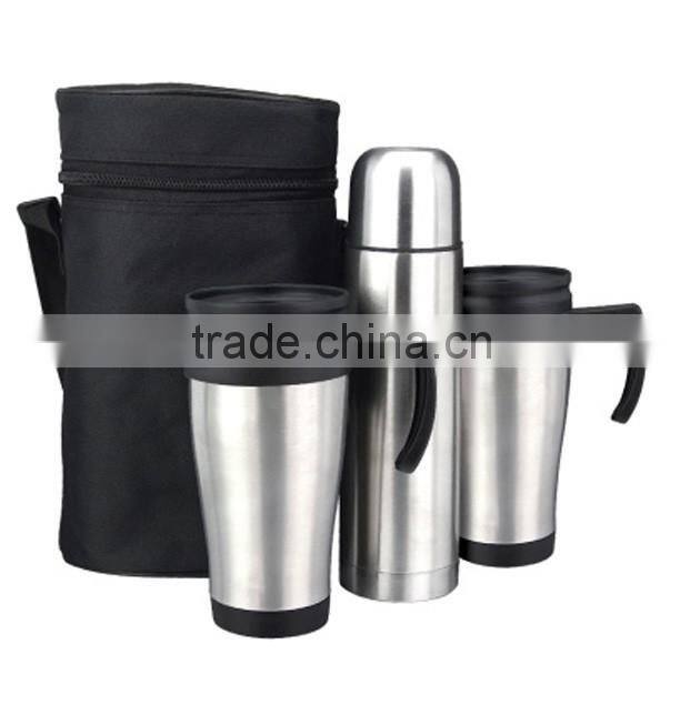 Customize and wholesale best quality stainless steel thermos mug gift sets