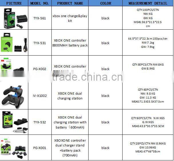 Wholesale for xbox one battery shell, battery pack DOBE, for xbox one battery pack