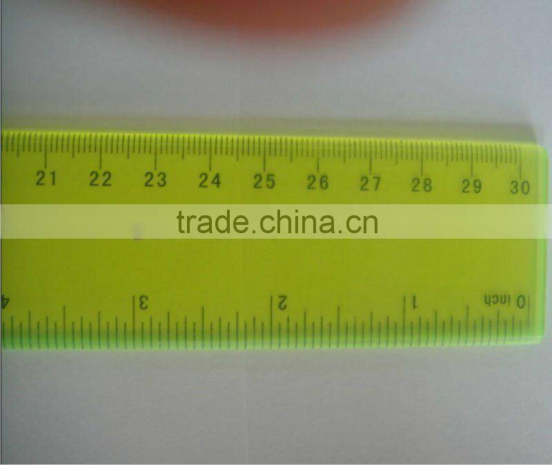 promotional fantastic 15cm clear acrylic straight ruler with round corner