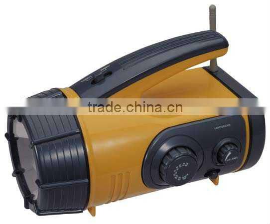 Emergency Torch Radio with waterproof speaker