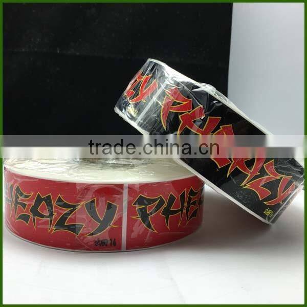 Manufacturer Hot Sell Eggshell Gloss Paper sticker labels with gloss lamination