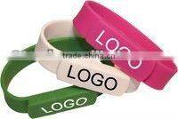 Sillicone Bracelet USB with 2.0 USB Interface Pendrive Bracelet Wirst USB 1 GB